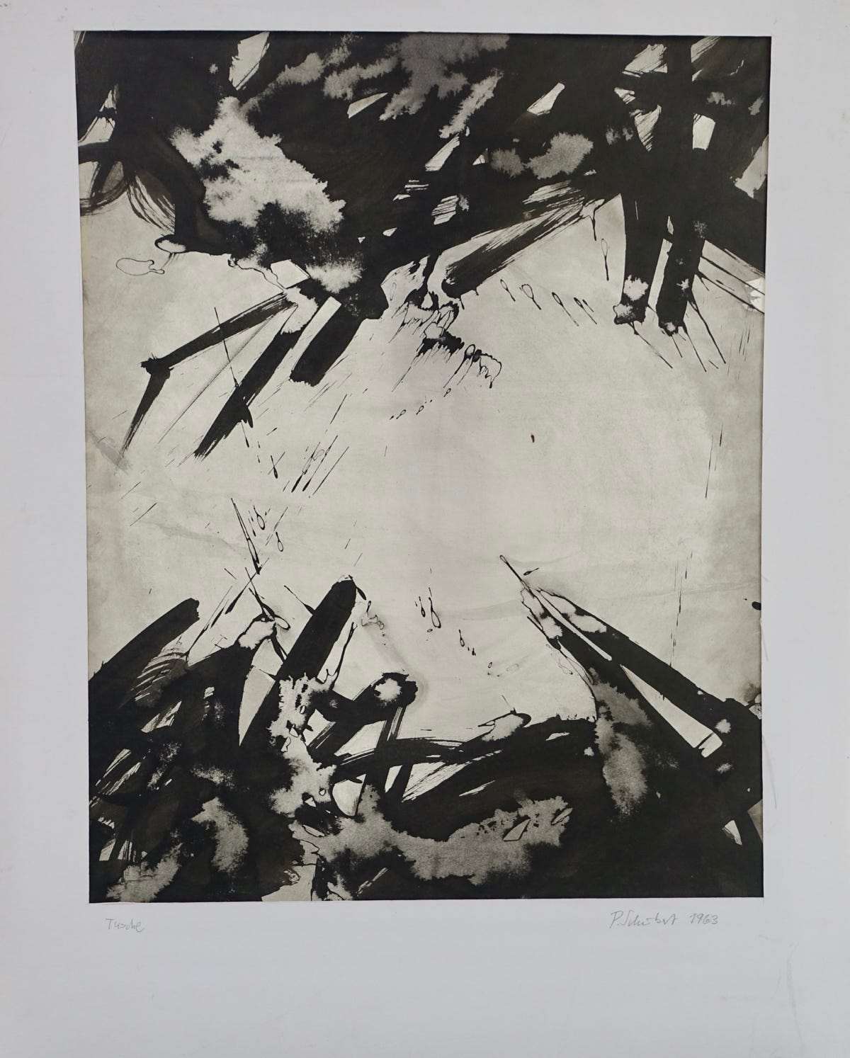 Peter Schubert Tusche 1963