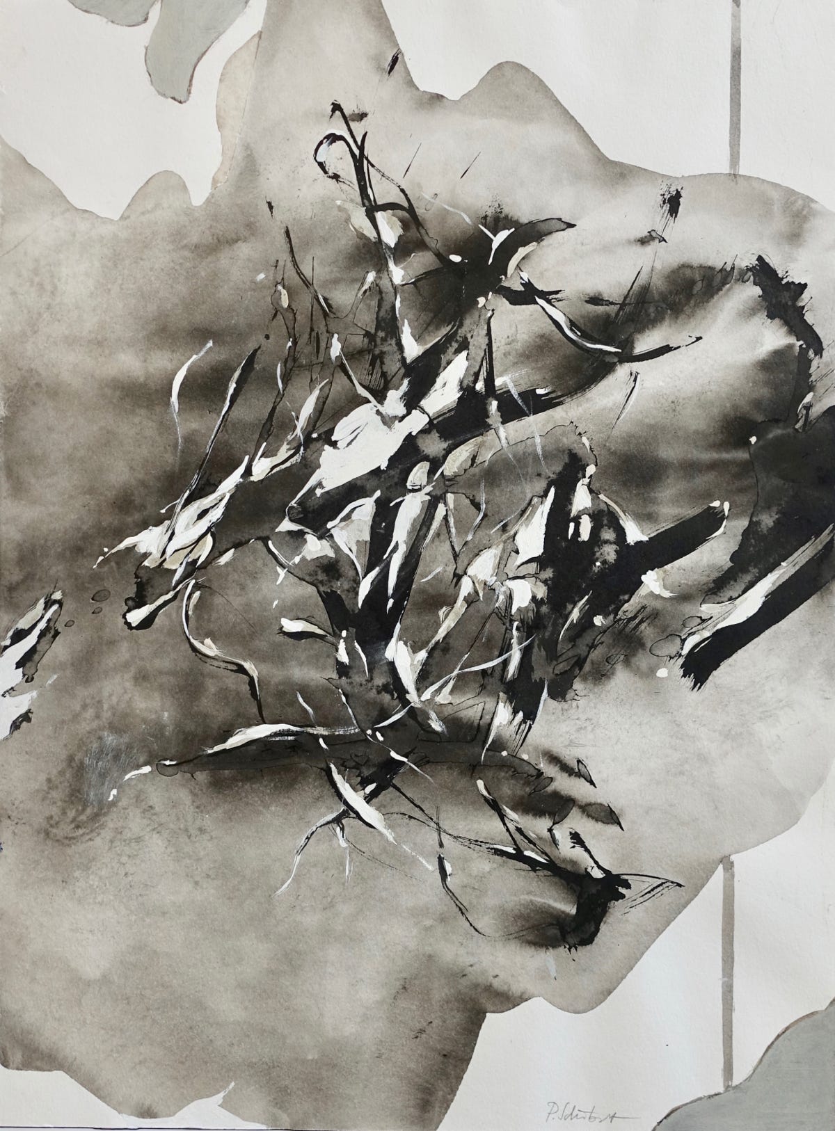 Peter Schubert Tusche 2014