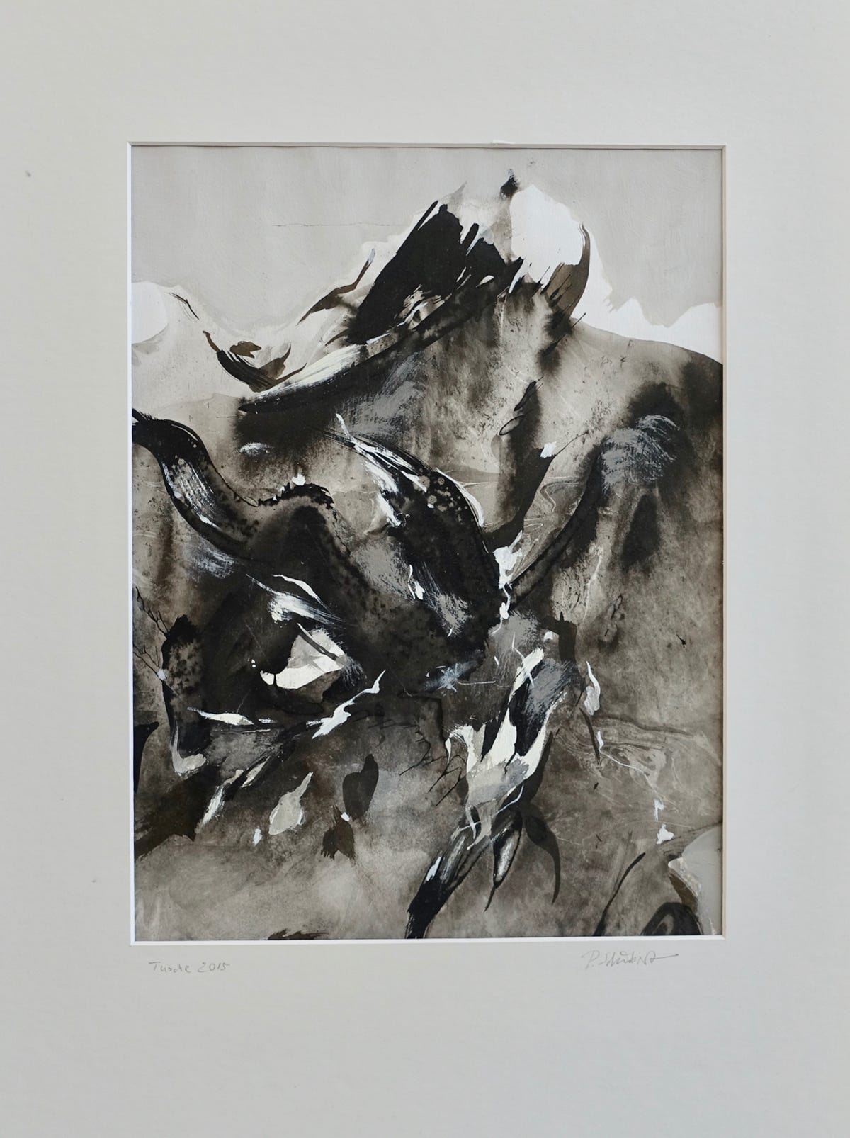 Peter Schubert Tusche 2015